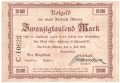 German Grossnotgeld Biebrich - 20,000 Mark,  3. 7.1923